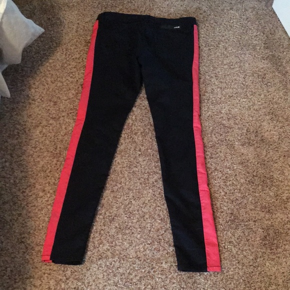 Hurley black and pink stretch pants size 28 - Picture 2 of 5